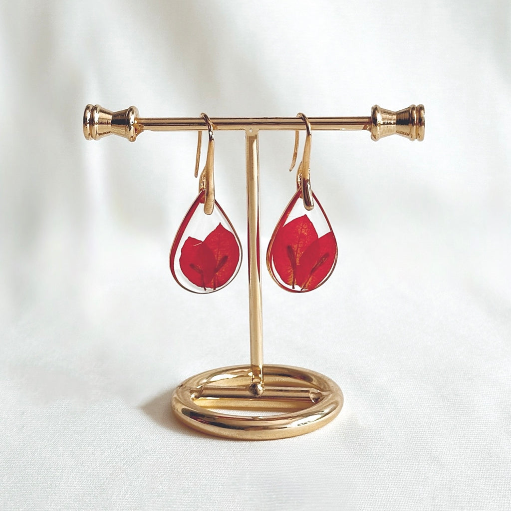 Aretes Gota y Bugambilia