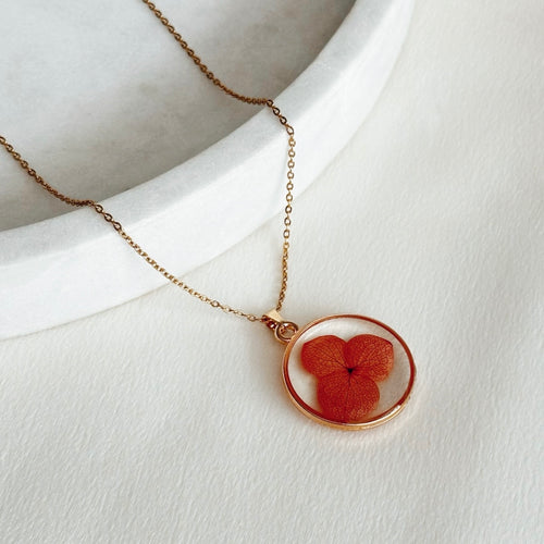 Collar Hortensia • Frambuesa