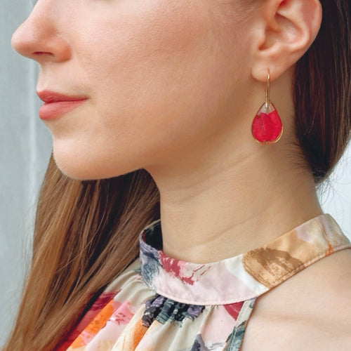 Aretes Gota y Bugambilia