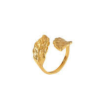 Cargar imagen en el visor de la galería, Anillo Hojitas • Ajustable