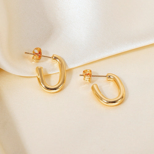 Mini Arracadas Ovaladas