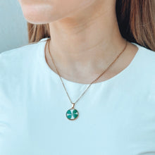 Cargar imagen en el visor de la galería, Collar Trébol de la Suerte